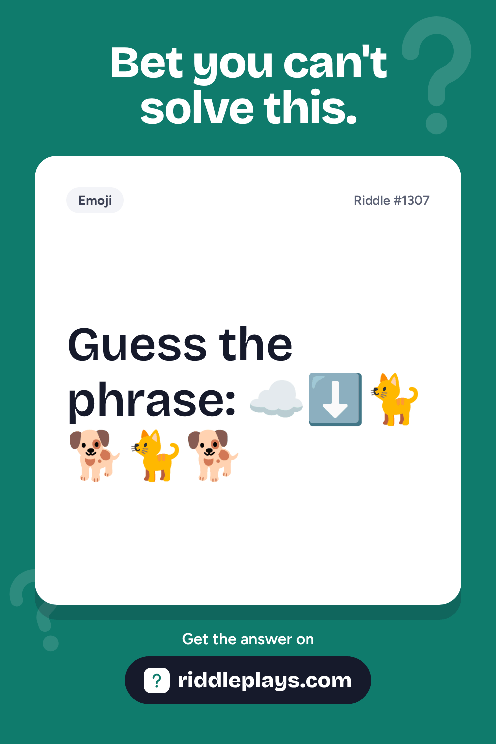 Emoji Riddle: Guess the phrase: โ๏ธโฌ๏ธ๐๐๐๐